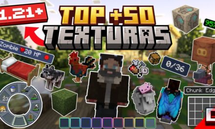 COMO DESCARGAR 50 MEJORES TEXTURAS SIN LAG para Minecraft BEDROCK 1.21