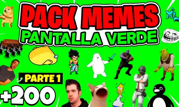 Cómo descargar pack de memes en pantalla verde 2025
