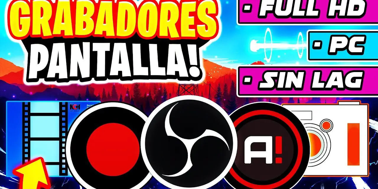 CÓMO DESCARGAR LOS 5 MEJORES PROGRAMAS PARA GRABAR LA PANTALLA EN PC
