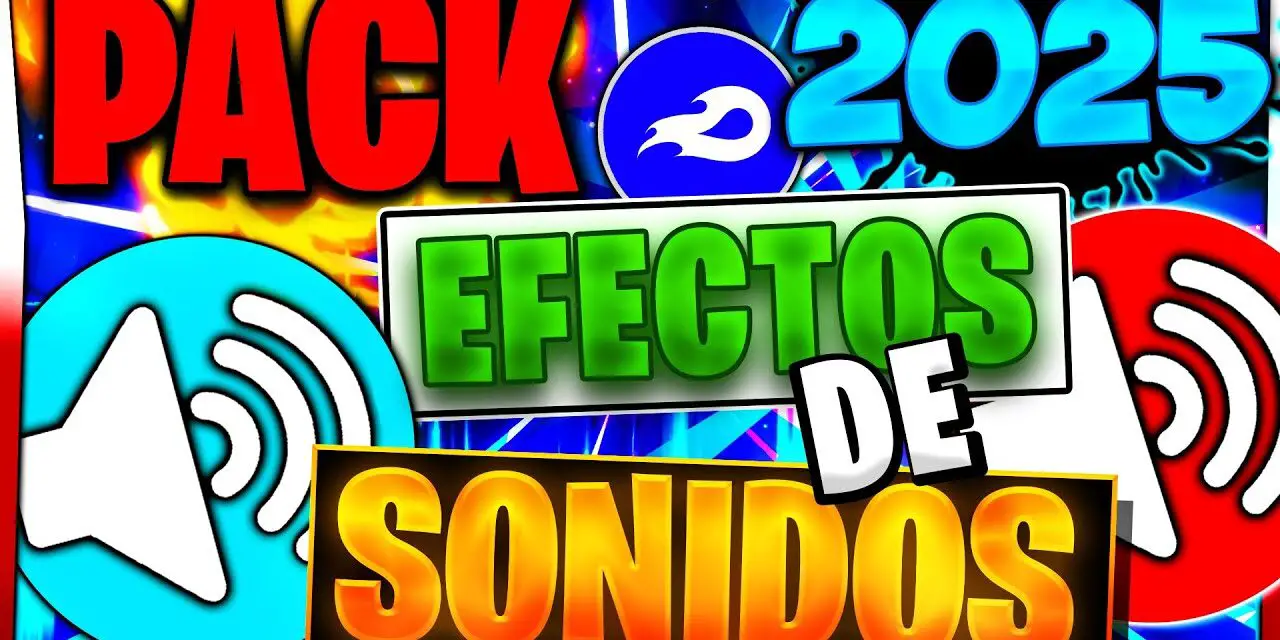 COMO DESCARGAR PACK DE EFECTOS DE SONIDO