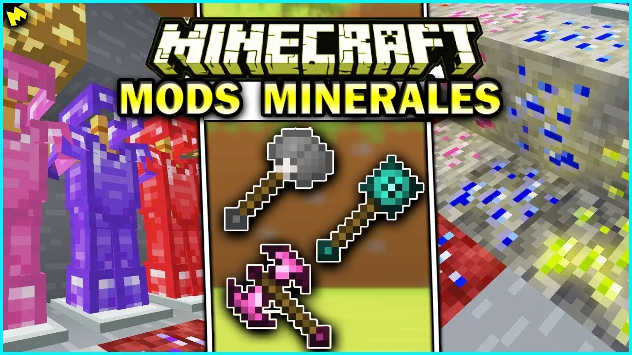 Cómo Descargar 10 Mods de Armaduras, Herramientas y Minerales