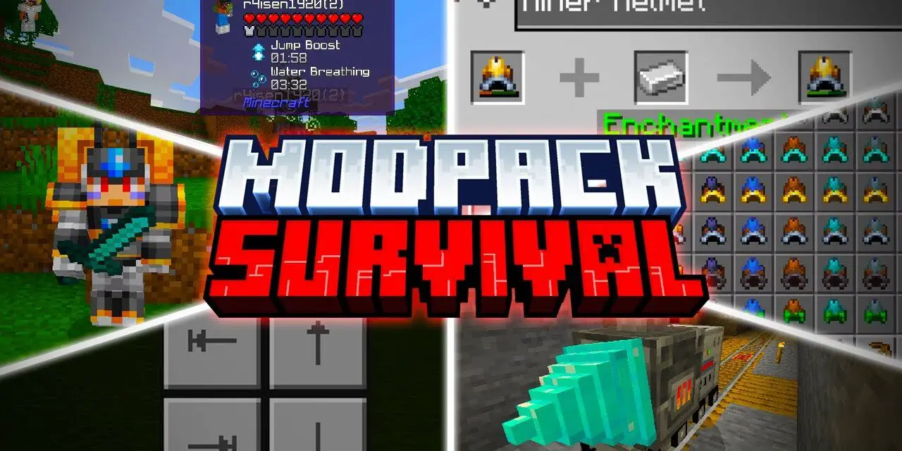Cómo Descargar 10 Addons Survival de Minecraft Bedrock 1.21