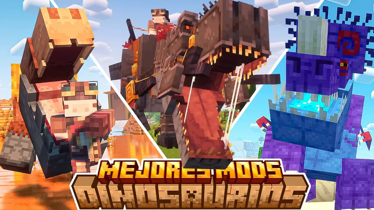 Cómo Descargar los Mejores Mods de Dinosaurios para Minecraft 1.21