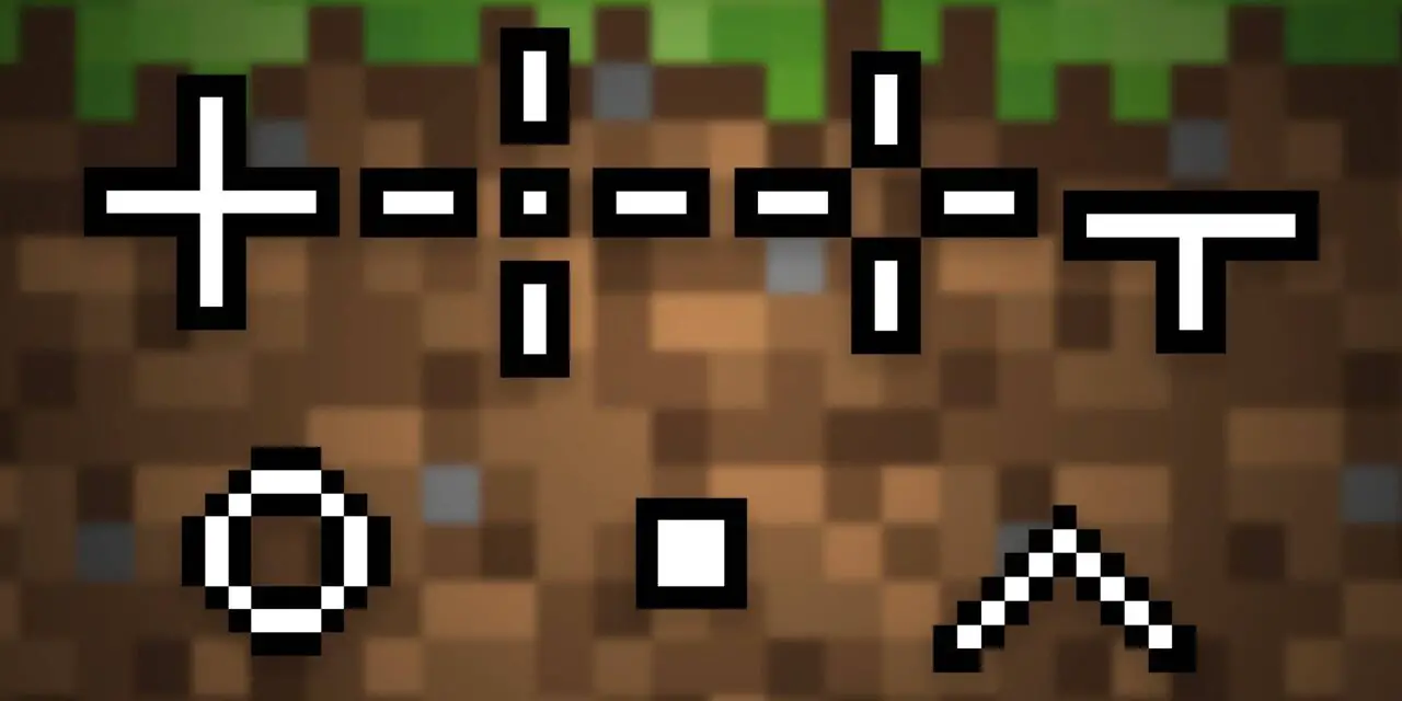 Crosshair Texture Pack for Minecraft 1.22