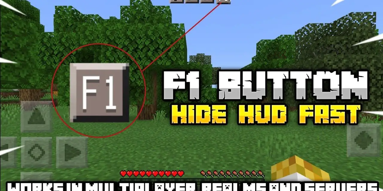 Cómo descargar F1 Button 1.22 en Minecraft Bedrock fácilmente