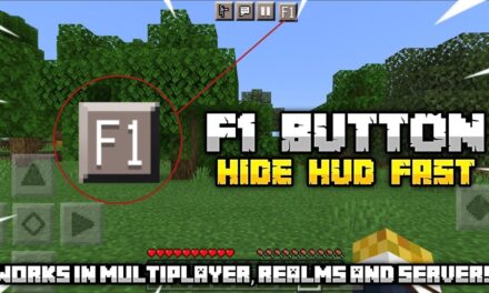Cómo descargar F1 Button 1.22 en Minecraft Bedrock fácilmente