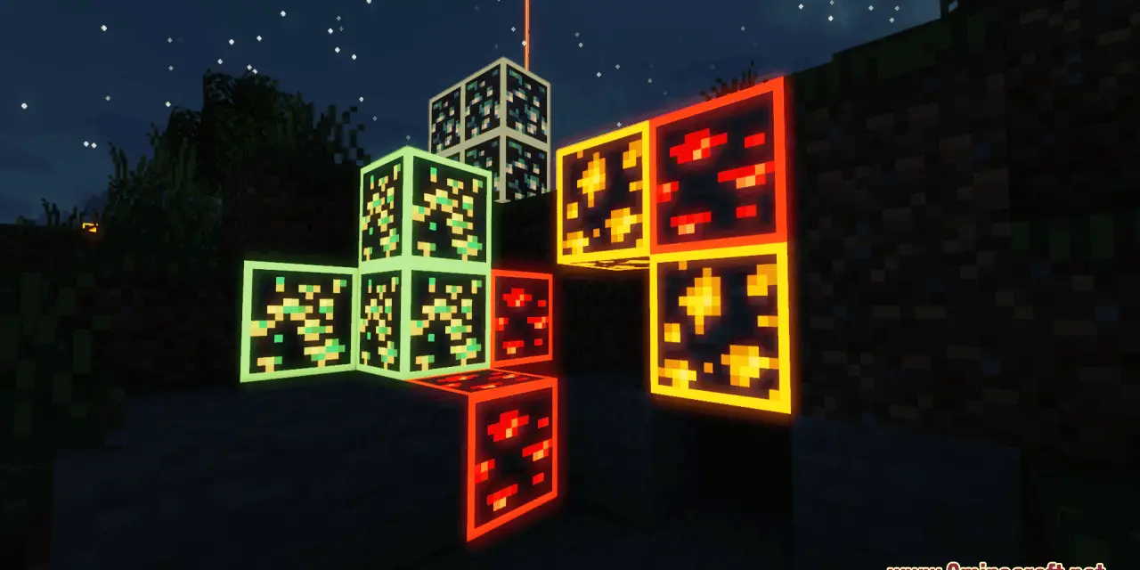 Cómo Descargar e Instalar Animated Glowing Ores para Minecraft Bedrock