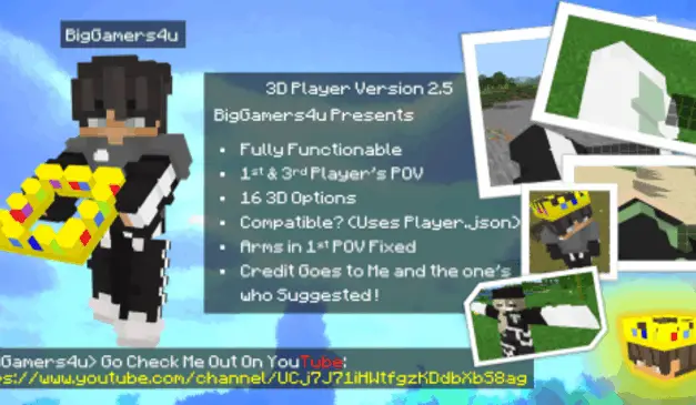Cómo descargar Superior 3D Player Skin 1.21