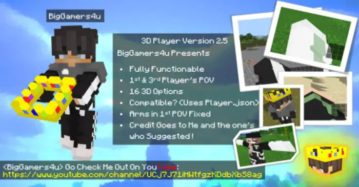 Cómo descargar Superior 3D Player Skin 1.21