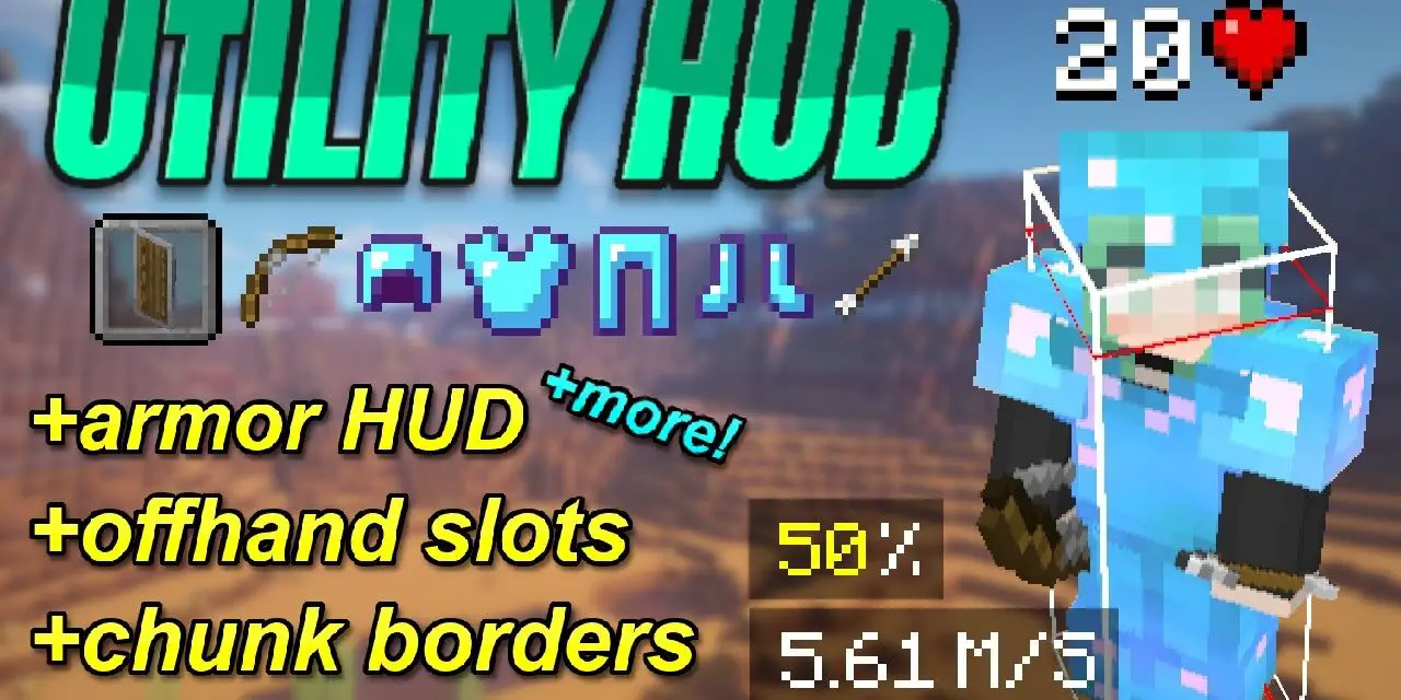 Descargar Utility HUD Pack 1.22 para Minecraft Bedrock