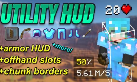 Descargar Utility HUD Pack 1.22 para Minecraft Bedrock