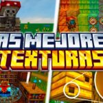CÓMO DESCARGAR LAS 10 MEJORES TEXTURAS para Minecraft BEDROCK 1.22
